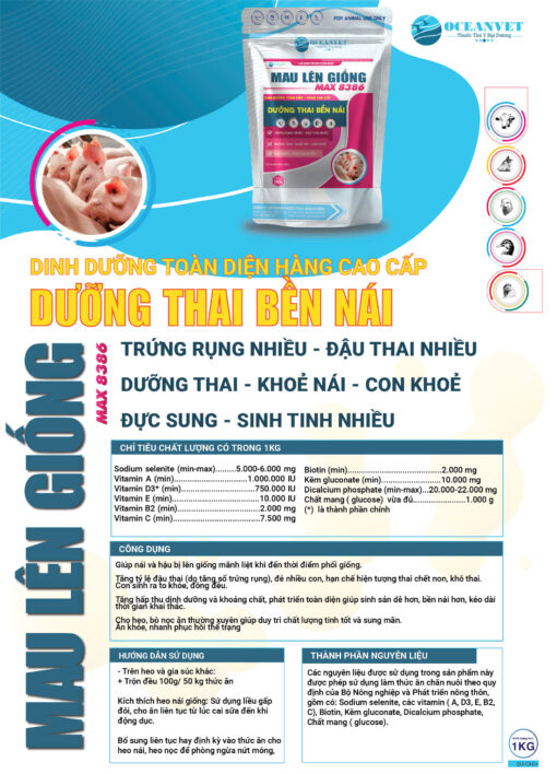 mau lên giống max 8386